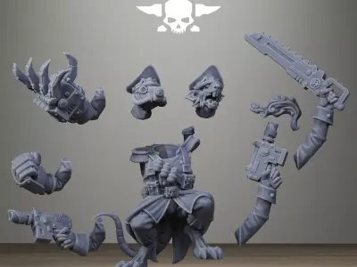 Raticus Officer 3D print model