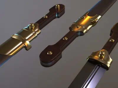 Dagger of the Mountain Brigades 3D model