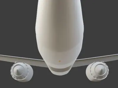 Boeing 737 Low Poly Low-poly 3D model