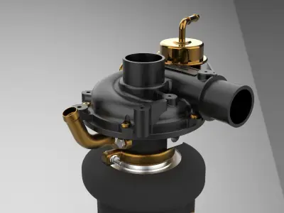 Turbo Charger 3D model