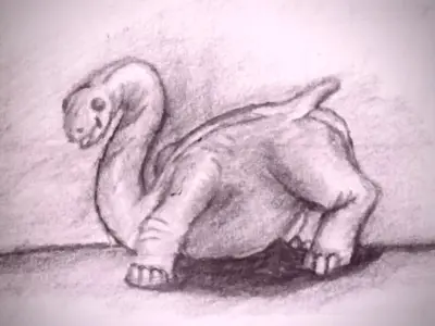 happy dino Free 3D model