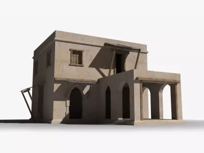 Arab x26 Low-poly 3D model