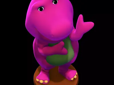Barney the Dinosaur 3D print model
