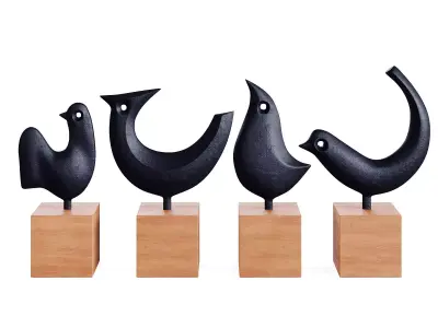 Nobuho miya birds 3D model