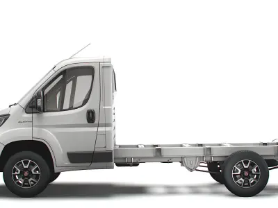 Fiat Ducato Chassis Truck Single Cab 3450WB 2022 3D model