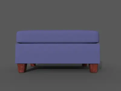 Ottoman Free 3D model purchase