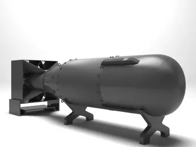 Nuclear Bomb Free 3D model