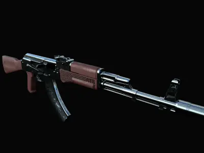 AKM-103 ak - rifle Low-poly 3D model