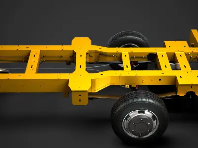 Opel Movano SingleCab SW E30 Chassis 2014 3D model