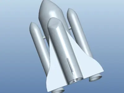 hangtianfeiji space shuttle 3D model