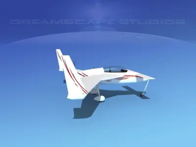 Rutan VariEze V17 3D model