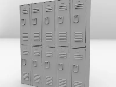 Locker V2 3D model