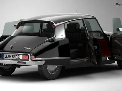 Citroen DS 23 Pallas 3D model