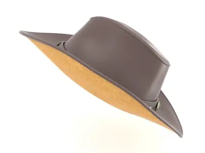 Cowboy Top Hat 3D model