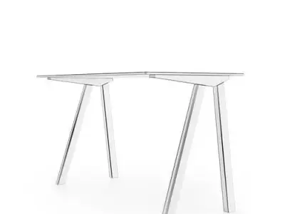 Copenhague chair and desk by Ronan Erwan Bouroullec Free 3D model