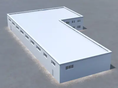  Building office v9 3D model