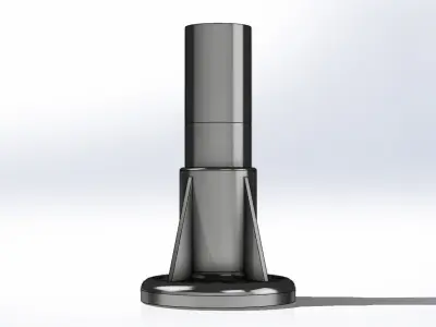 Base de Fixacao Schneider XVBZ02 Fixing Base 3D model