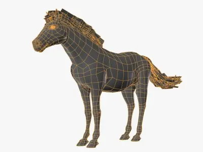Horse Free 3D model