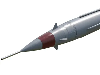 V-755 soviet cold war SA-2 Guideline Volhov SAM Low-poly 3D model