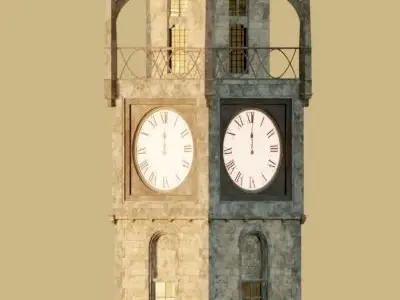 Victorian Clock Tower 3D model