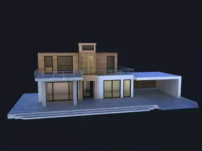 Modern house 3D model