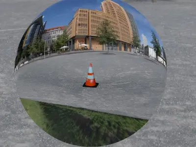 ROAD ELEMENTS Low-poly 3D model