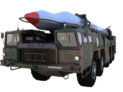 Nodong Missile launch vehicle  3D model