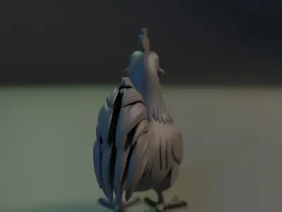 Titan Rooster 3D print model