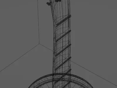 half guitar to furniture Free 3D model