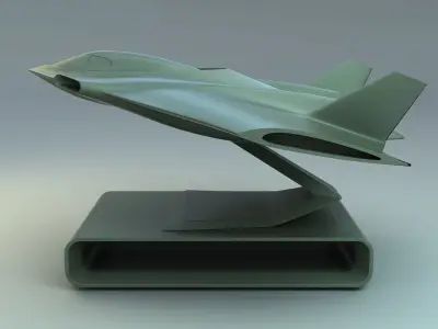 Bomber Model - Printable 3D print model