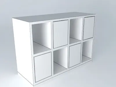 kids bookshelf, estante infantil Free 3D model