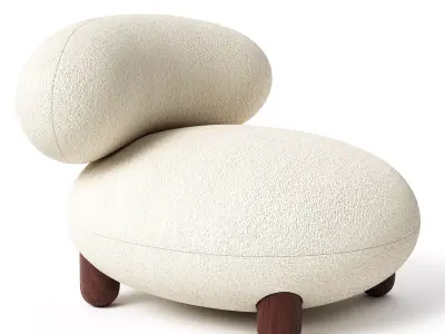 Noom Flock Lounge Chair Free 3D model