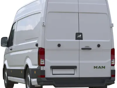 MAN TGE  Panel Van 3D model