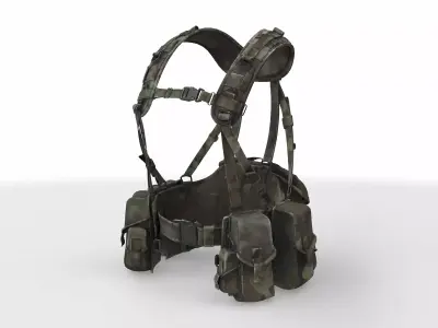 tactical vest 03 3D model