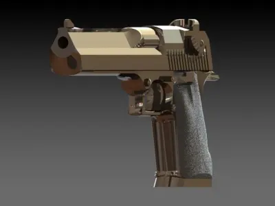 M1911 A1  45 Caliber Automatic Pistol 3D model