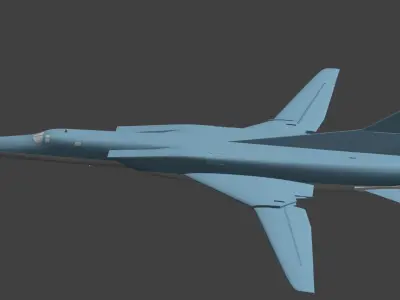Tu-22M3  Backfire 3D print model