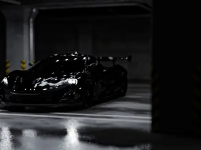 Mclaren P1 Free 3D model