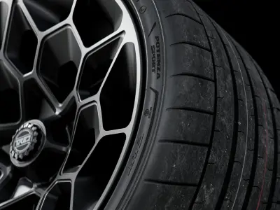 Bridgestone Potenza Sport 355 25 ZRF R22 3D model