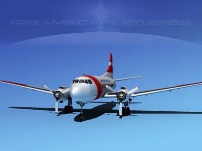 Martin 202 US Coast Guard 2 3D model