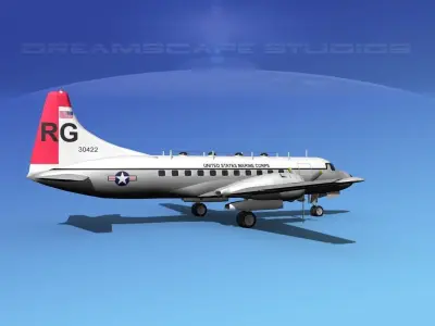 Convair T-29 US Marine Corps 3D model