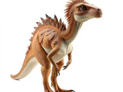 Spiky Dino Brown model pack Low-poly 3D model