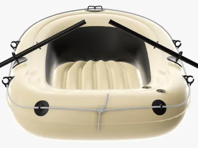 Boat inflatable 05 3D model