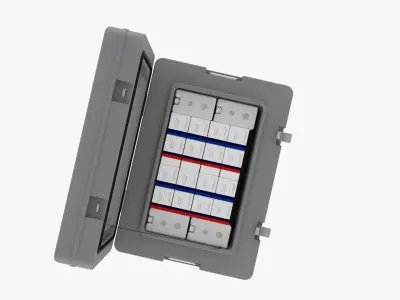 Vaccine Cold Box 3D model