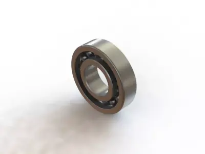Rolamento Rigido de Esferas FAG 6308 Deep Groove Ball Bearing 3D model
