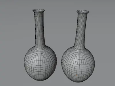 Pots - furniture Free low-poly 3D model