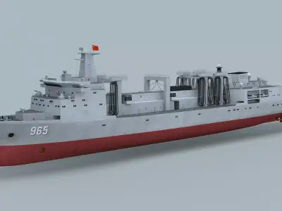 PLA Navy Type 901 Supply Ship 3D model