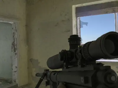 Sniper House - 4K Ultra Realistic Scene 3D model