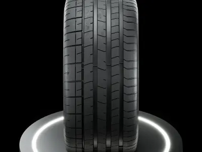 Pirelli PZ4 305 30 R20 Rear 3D model