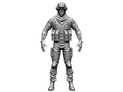 Soldier 3D model