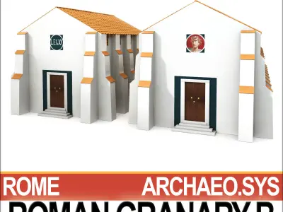 Roman Granary B 3D model